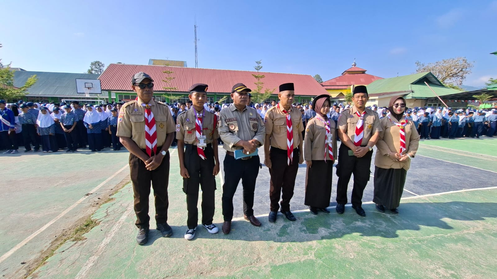 Pelepasan Peserta Pramuka propinsi (2)