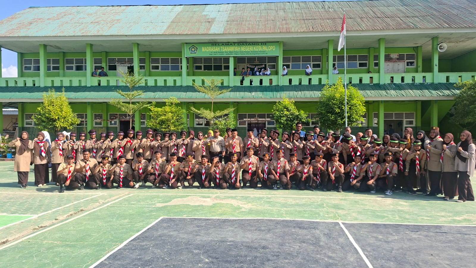 Pelepasan Peserta Pramuka propinsi (1)