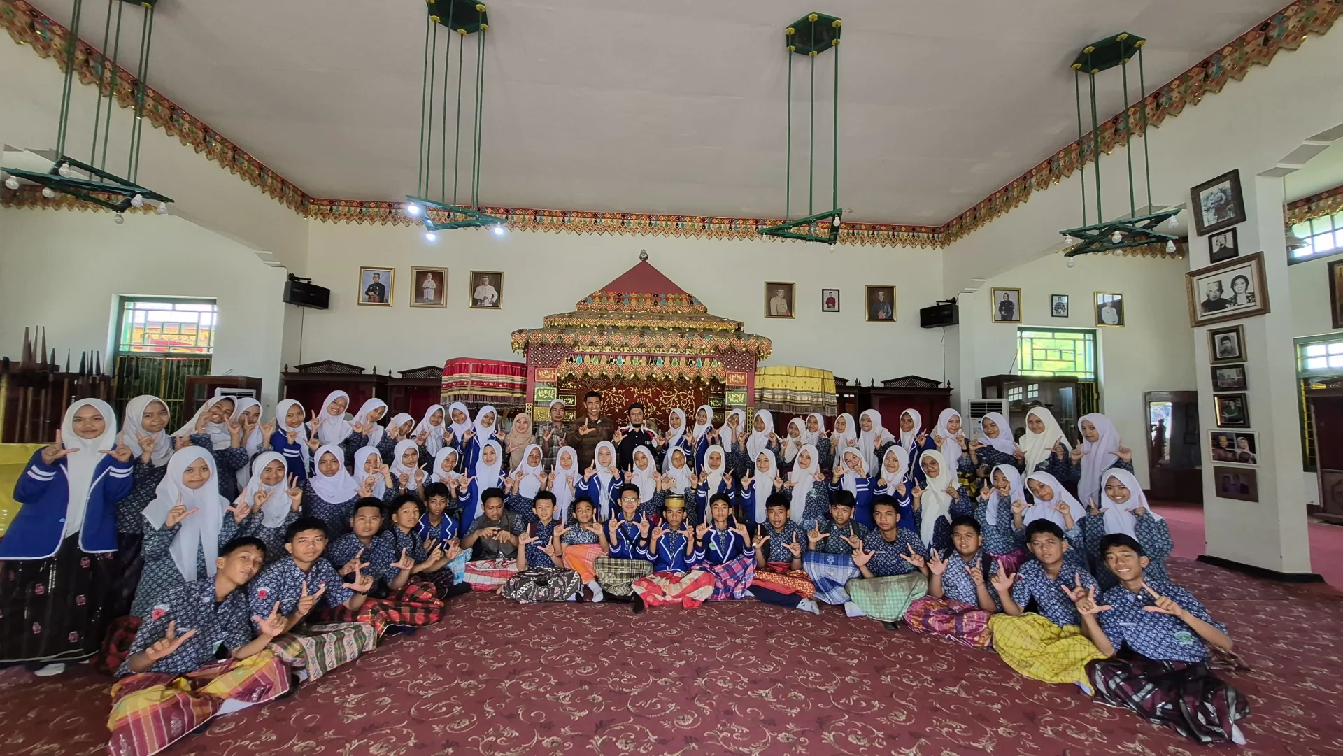 Study Religi Pengurus OSIM-MPK MTsN Kota Palopo Telusuri Jejak Sejarah Kedatuan Luwu