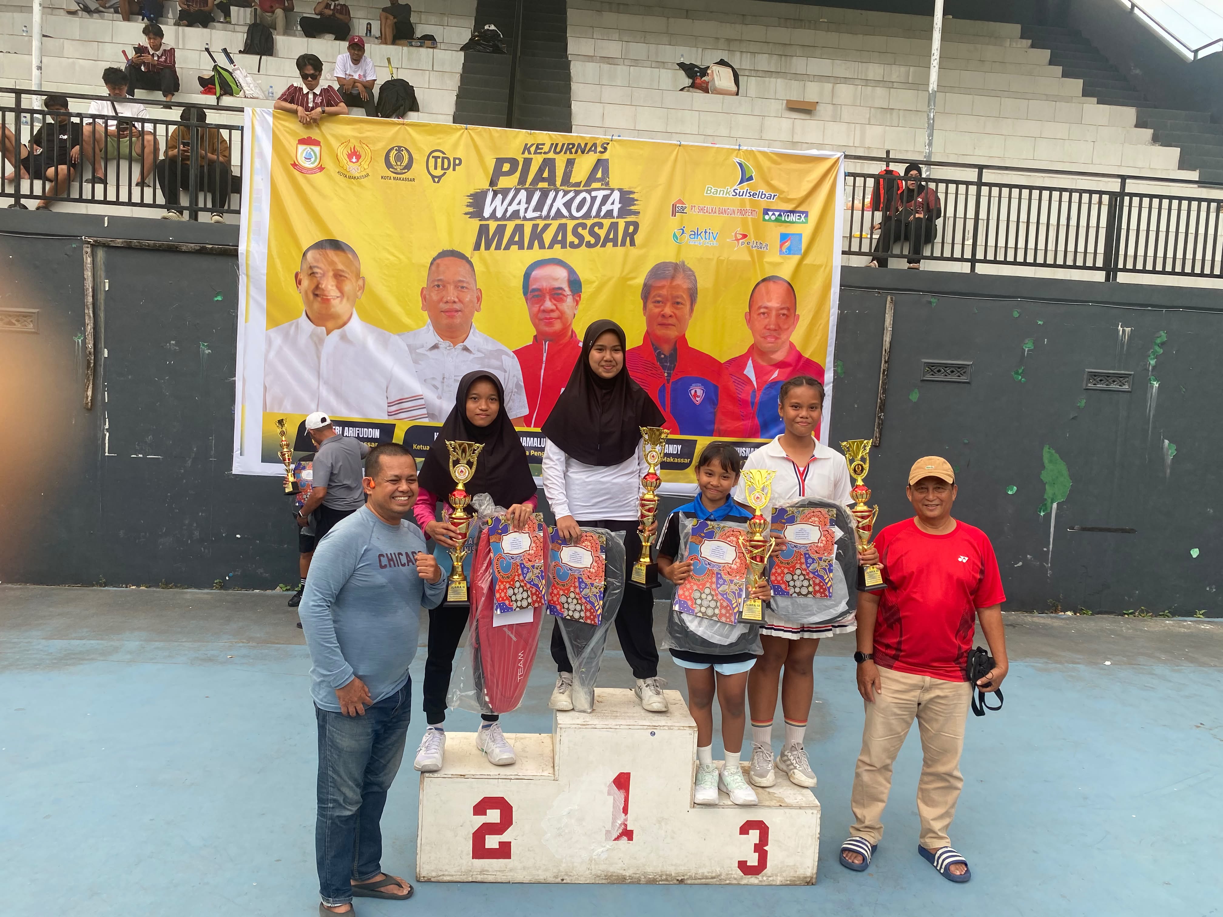 Siswa MTSN Kota Palopo Kembali Sapu Bersih Trofi Di Kejuaraan Nasional Tenis Junior Piala Wali Kota Makassar 2026